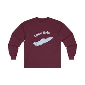 Lake Erie Ontario Cotton Long Sleeve Tee