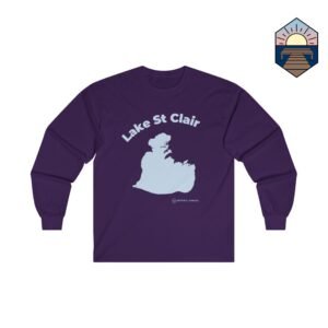 Lake St Clair Cotton Long Sleeve Tee