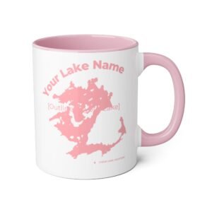 Customizable Lake Outline Mug, 11oz