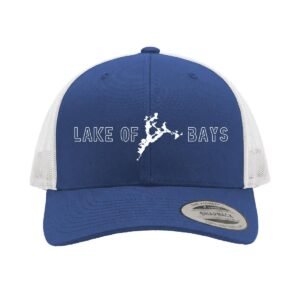Lake Outline Embroidered Cap